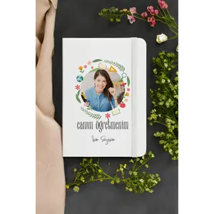 Cuaderno de Fotos Personalizado A5 de Cuero Termoencuadernado, Ecológico, Especial para el Día del Maestro, 1 Diario - Product Image 1