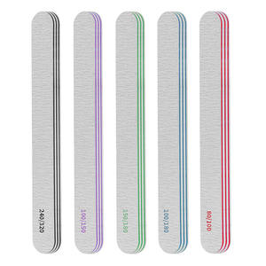 Offre Spéciale zèbre gris <span class=keywords><strong>lime</strong></span> <span class=keywords><strong>à</strong></span> ongles salon émeri planches nail art manucure limeur pour ongles en acrylique naturel bricolage - Product Image 1