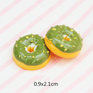 달콤한 디저트 도넛 식품 수지 소재 저렴한 가격 고품질 강한 냉장고 자석 - Product Image 4