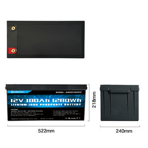 リチウム電池パックAMPXELL 12V 100Ah18650太陽エネルギー電気自動車RVキャンピングカーに適しています - Product Image 2