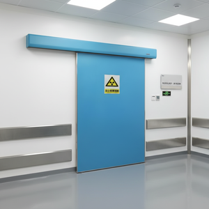 Puerta Corredera Automática de Protección contra Radiación para Sala de Tomografía Computarizada de Hospital con Sensor Infrarrojo y Panel de Control Inteligente - Product Image 4