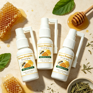 <span class=keywords><strong>Spray</strong></span> buccal apaisant au miel et à la <span class=keywords><strong>propolis</strong></span>, soutien OEM/ODM usine, supplément naturel de <span class=keywords><strong>propolis</strong></span> d'abeille <span class=keywords><strong>verte</strong></span> pour la gorge - Product Image 4