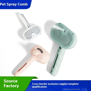 Suministros transfronterizos para mascotas, peine en aerosol, peine para gatos de plástico ABS con potencia de carga, peine con aguja para el pelo sin vuelo para gatos y perros - Product Image 5