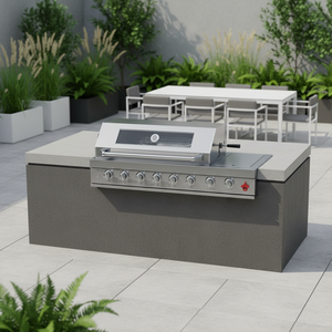 58Inch Built-in BBQ Modern Premium Design Large 419 Sq.In Gas/Charcoal Stainless Steel Food-Grade <b>Mesh</b> <b>for</b> Healthy DY611B Bbq Gr - Product Image 3