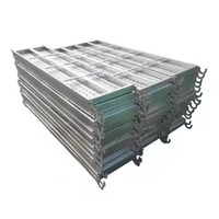 Plateforme de marche industrielle personnalisable en acier Q235/aluminium, robuste et soudée, pour la construction