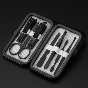 Juego de <span class=keywords><strong>manicura</strong></span> <span class=keywords><strong>y</strong></span> <span class=keywords><strong>pedicura</strong></span> profesional de 18 piezas, cortaúñas con estuche de viaje de cuero negro, juego de <span class=keywords><strong>manicura</strong></span> <span class=keywords><strong>y</strong></span> <span class=keywords><strong>pedicura</strong></span> - Product Image 5