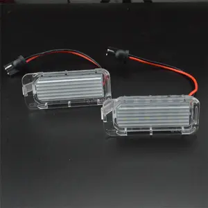 Aksesoris Mobil Super Terang untuk Ford Focus MK2 Hatchback Facelifted MK3 Fiesta MK6 Mondeo MK4 S-max MK1 Lampu Plat LED