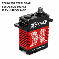 Servomoteur numérique sans balais XQ POWER 100KG 150KG 180KG 16.8V, couple géant, étanche, boîtier en aluminium CNC, servomoteur industriel