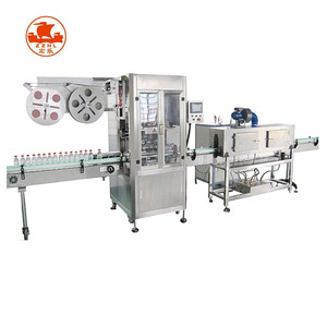 Tự động PVC sưởi ấm chai thu nhỏ tay áo Máy dán nhãn/thu nhỏ tay áo Applicator với đường hầm hơi nước - Product Image 2