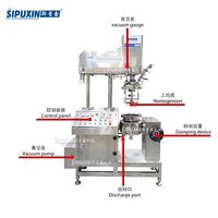 Homogénéisateur émulsifiant à levage hydraulique électrique de haute qualité 10L avec contrôle PLC