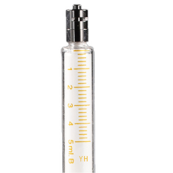 Vidrio Vacío Precargado 1mL 2ml 3ml 5ml 10ml Concentrados de animales veterinarios reutilizables Aceite de jeringas médicas con punta de bloqueo Luer de metal - Product Image 3