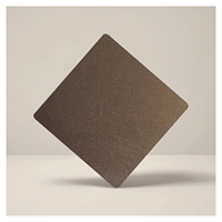 Panneaux de plafond ou de mur en acier inoxydable gravé PVD bronze antique Etched094 pour restaurants haut de gamme