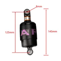 Amortisseur de scooter électrique 100 mm/125 mm/150 mm, amortisseur arrière à ressort à huile pour vélo de montagne