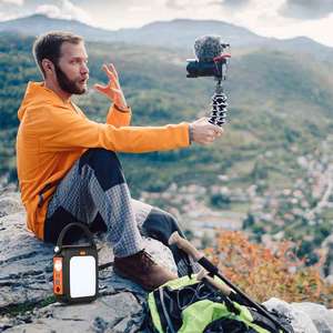 Slim ngân hàng điện pin 30000 mAh sạc di động <span class=keywords><strong>Mini</strong></span> Hand Crank cho máy tính xách tay ngoài trời Đen Trạm điện 20000mAh 1000 cái STW - Product Image 5