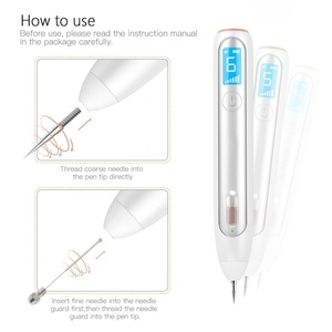 Professional Tag Removal Pen 6 Levels Adjustment Facial Skin Mole Removal <b>Machine</b> Spotlight Beauty Pen Wireless Charging Base - Product Image 3