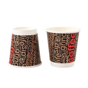 <b>Disposable</b> Double Wall Recyclable Waterproof Paper <b>Cups</b> Custom Printed Eco-friendly Coffee <b>Cups</b> Business Hot/Cold Leakproof - Product Image 3