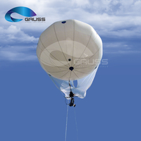 Ballon de surveillance gonflable en TPU durable, charge utile efficace de 15 à 20 kg, plateforme d'observation aérienne à déploiement rapide