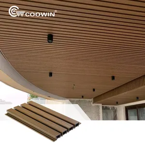 2024 Decorative Water-proof New Material Co-extrusion Deep Wood Grain Outdoor Wpc Exterior Wall Cladding