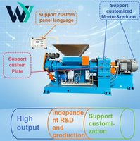 Machine de recyclage de caoutchouc récupéré prétraité haute pression, haute capacité, type 150