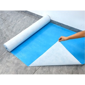 OEM Imprimé bleu membrane peintre <span class=keywords><strong>feutre</strong></span> couverture film tapis protecteur non tissé <span class=keywords><strong>feutre</strong></span> peintre polaire rouleau 180g 50 1m revêtement de sol - Product Image 3