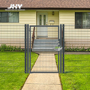 <span class=keywords><strong>Portail</strong></span> de jardin en métal thermolaqué 2D à double grille horizontale, excellent rapport qualité-<span class=keywords><strong>prix</strong></span> - Product Image 2