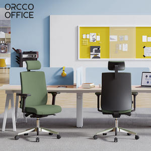 Diseño moderno Muebles comerciales Trabajo Computadora Cubierta trasera de plástico Cuero PU Ergonómico Ejecutivo Oficina en casa Silla de cuero - Product Image 3