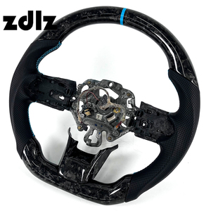 Volante de fibra de carbono forjado con cuero perforado personalizado para BMW <span class=keywords><strong>Mini</strong></span> <span class=keywords><strong>Cooper</strong></span> S R55 R56 R58 R59 R60 F55 F56, interior de coche - Product Image 3