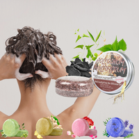 NESANDA produsen sabun sampo organik bentuk rambut rontok pertumbuhan rambut Shou Wu bergizi buatan tangan jahe Herbal sabun
