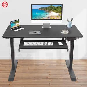 Bureau informatique électrique motorisé réglable en hauteur, convertible, extensible, ergonomique, en métal, durable - Product Image 2