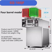 Nouvelle conception de machine à glace en flocons de neige commerciale de grande taille, 1200W, modèle le plus populaire, machine à glace en flocons de neige pour cafés et confiseries