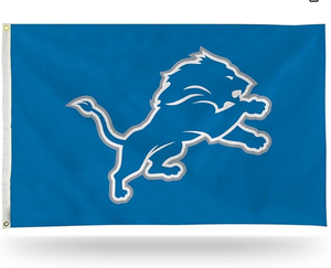 Drapeau extérieur durable 3x5 des <span class=keywords><strong>Detroit</strong></span> Lions avec œillets, bannière de drapeau robuste pour jardin extérieur - Product Image 1