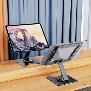 <span class=keywords><strong>Support</strong></span> <span class=keywords><strong>de</strong></span> <span class=keywords><strong>support</strong></span> <span class=keywords><strong>Portable</strong></span> en acier au carbone 360 Rotation hauteur réglable <span class=keywords><strong>pour</strong></span> iPad et Smartphone tablette <span class=keywords><strong>PC</strong></span> <span class=keywords><strong>support</strong></span> <span class=keywords><strong>pour</strong></span> iPad et Smartphone - Product Image 4