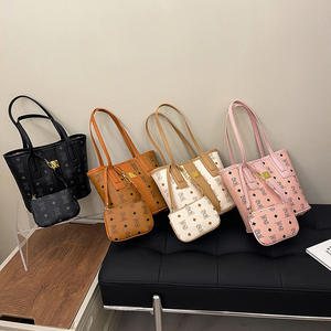 Nouveau Sac à Main Deux Pièces Tendance 2025 pour Femme – Style Vintage Polyvalent en Cuir PU avec Décoration Lettres - Product Image 2