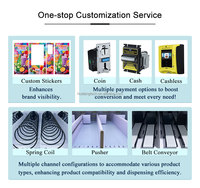 Distributeur automatique commercial personnalisé pour jouets et boîtes mystères – Fonctionnement efficace pour articles de vente au détail