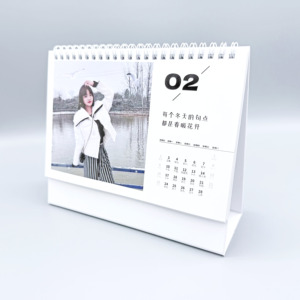 Calendario da tavolo inglese di <span class=keywords><strong>365</strong></span> giorno personalizzato creativo e squisito decorazioni Desktop realizzate con carta e cartone Offset - Product Image 6