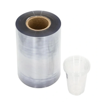 Rouleaux de film plastique rigide transparent de qualité alimentaire APET RPET pour l'emballage de barquettes thermoformées