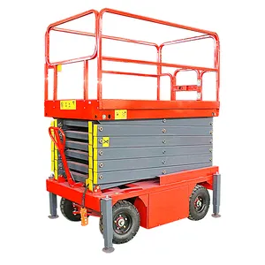 Trung quốc sản xuất 6M 500kg điện di động thủy lực Scissor Lift nền tảng làm việc trên không nâng bảng