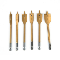 Foret à bois Nesen à trois pointes avec revêtement en titane, pour une coupe précise, rapide et nette, poli, robuste, idéal pour le pin et le bois dur