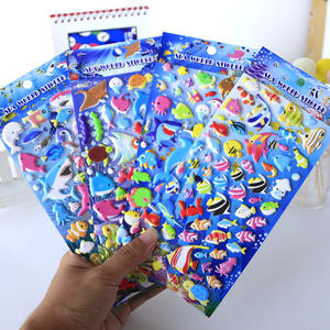 Autocollants de dessin animé 3D pour filles et garçons, autocollants doux et bouffants en mousse pour sac de fête, 2023 - Product Image 4