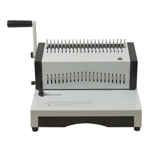 CE25A Gummi-Ring-Bindemaschine A4 für Elektro- und Bürodokumente, Kammring-Bindemaschine mit 500 Blatt Bindekapazität - Product Image 1