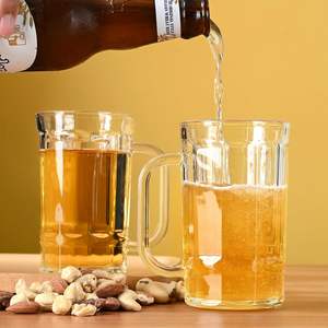 Chope à bière de grande capacité de style européen moderne pour les fêtes de bar, verres à bière forte avec poignée - Product Image 4