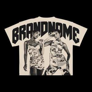 เสื้อยืดพิมพ์ลายสไตล์อเมริกันแนวสตรีท ดีไซน์ใหม่ สร้างสรรค์ ลายแก๊งสเตอร์ วินเทจ Y2K ทรงหลวม ยูนิเซ็กซ์ ผ้าโพลีเอสเตอร์ พิมพ์ลาย 3 มิติ - Product Image 6