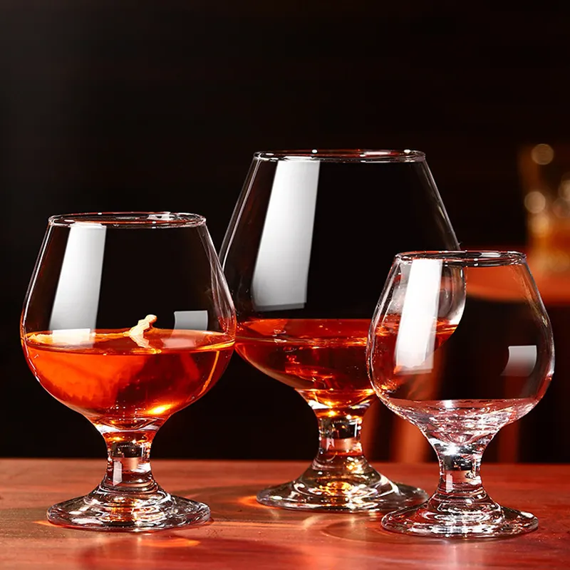 Crystal Glassware Drinking Cups 100ml 150ml 200ml Cognac Wine Snifter Whiskey Spirit Glass Brandy Glass for Beer Bourbon Bar