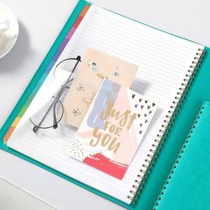 สมุดแพลนเนอร์นักเรียนแบบสันเกลียว A5 ปกหนัง PVC พิมพ์ CMYK เป็นมิตรกับสิ่งแวดล้อม น้ำหนักเบา ปั๊มฟอยล์ทอง โลโก้ตามสั่ง ออกแบบเองได้ 80 หน้า - Product Image 4