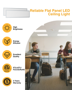 Cổ Phần trong chúng tôi EU 40W 72W 3000K-6500K 5 Công suất 5cct điều chỉnh 1 * 4ft Trần LED bảng điều chỉnh ánh sáng - Product Image 6