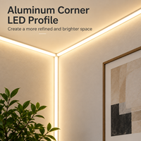 Profilé en aluminium pour éclairage LED encastré avec diffuseur givré pour éclairage intérieur de meubles et armoires