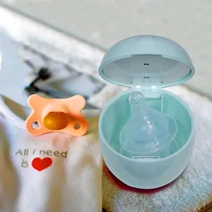 Rechargeable Nipple Disinfection Box Smaller And Lighter UVC LED Rapid Sterilization For Ear Bud And Pacifiers