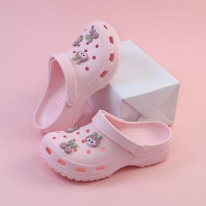 Zuecos Cherry Girl para Mujer, Color Café, Caqui, Gris, Negro, Blanco, Sólido, Grosor Medio, Tacón de 2-3 cm, Antideslizantes, para Exteriores y Playa - Product Image 4