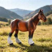 Modèle de cheval en PVC massif, simulation réaliste, taille miniature, Cheval de Quarter, pour les 4-6 ans, figurines d'animaux