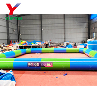 Grande Piste de Course Gonflable Économique pour Voitures Tamponneuses, Aire de Jeu Gonflable pour Enfants, Piste de Course Gonflable